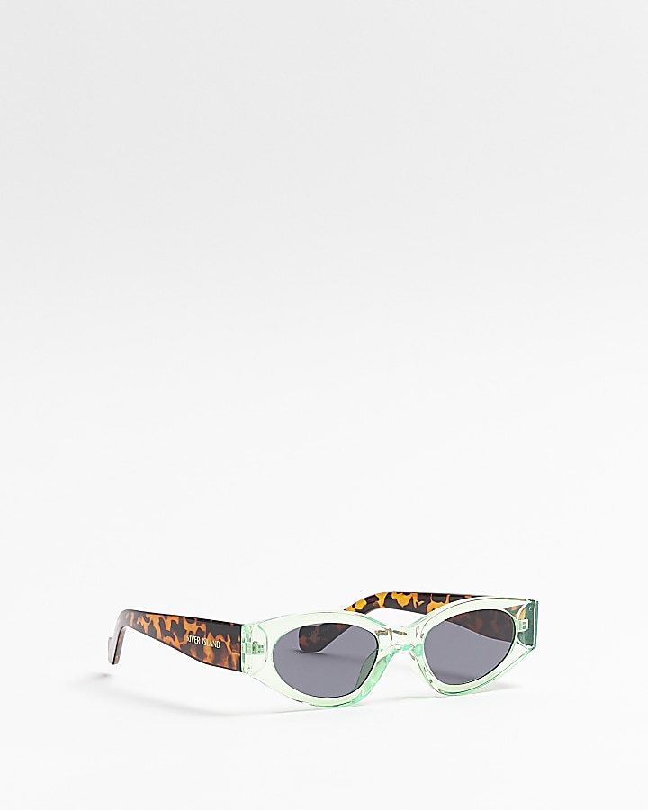 Green slim sunglasses