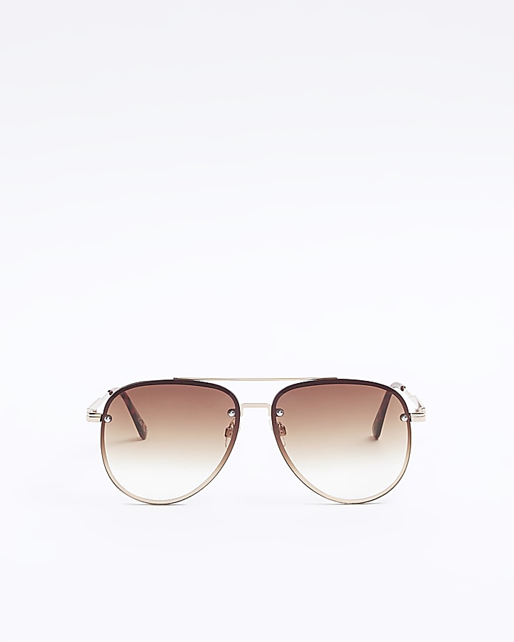 River island hot sale aviator sunglasses