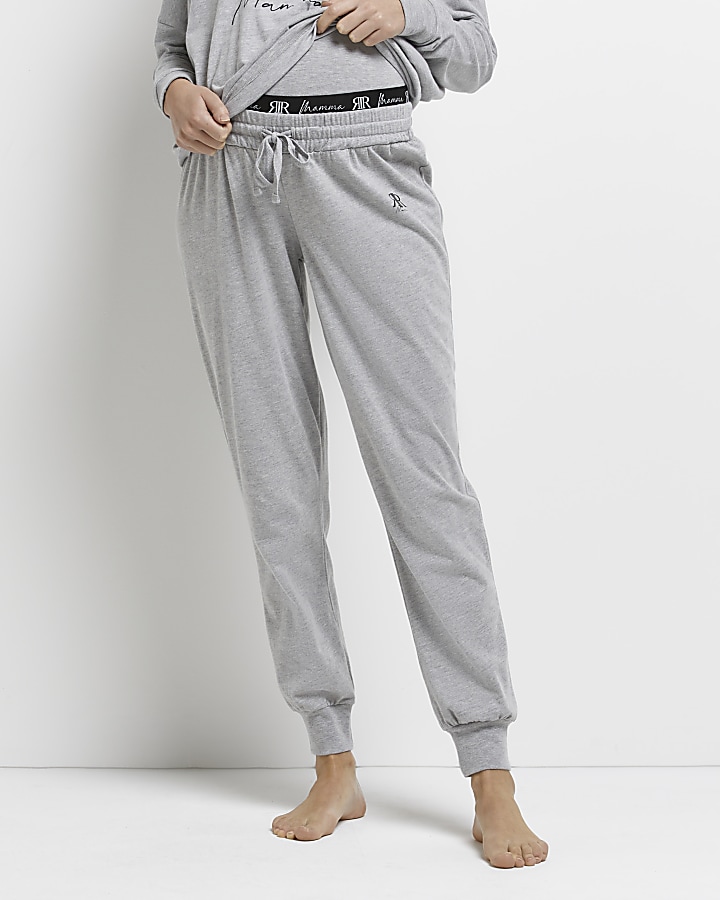 Grey Marl Maternity Joggers