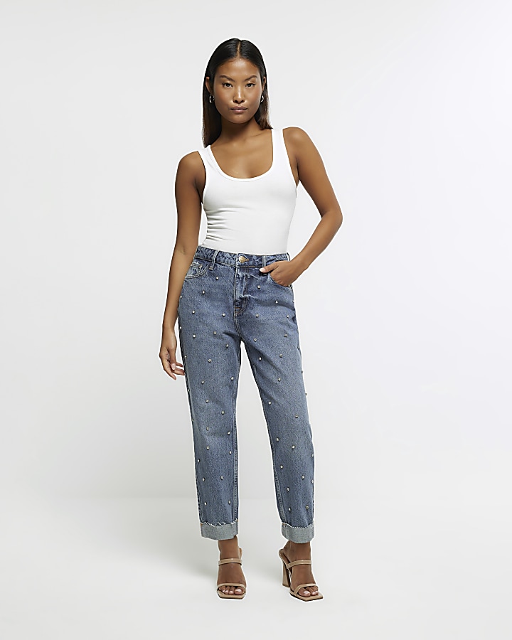 Jean mom fit discount petite