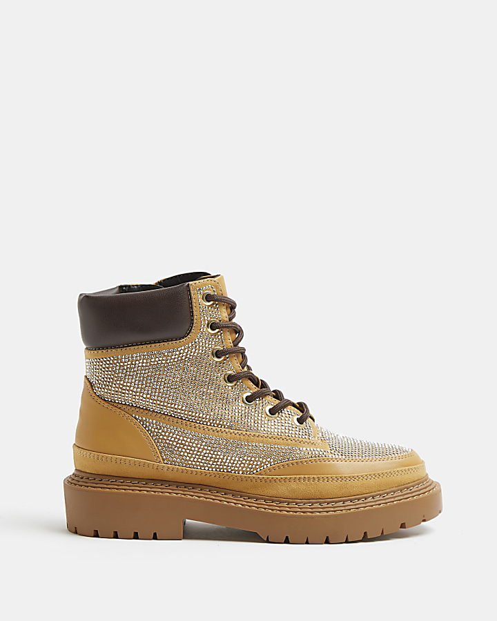 river island hiking boots