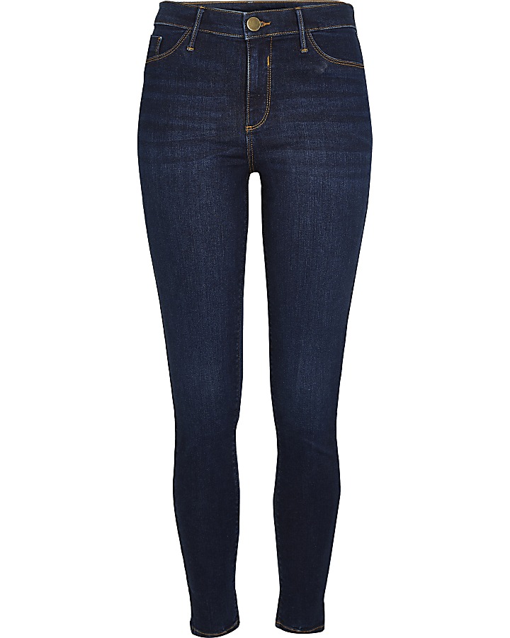 Black Molly mid rise skinny jeans multipack