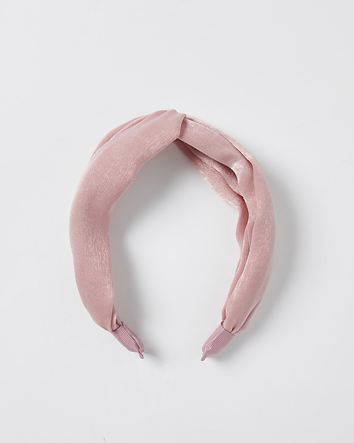 Pink knot headband