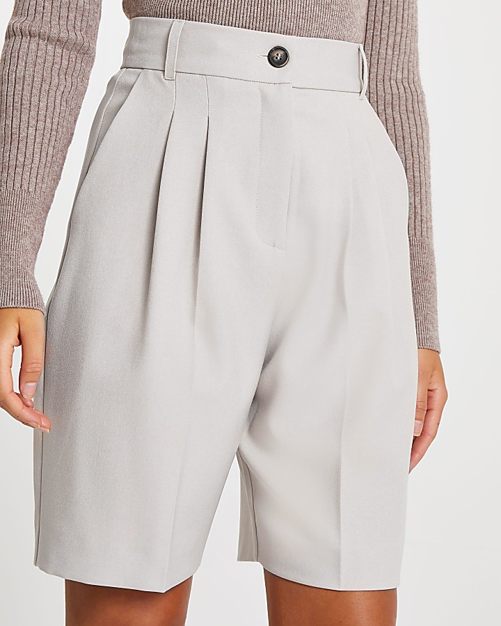 Grey Bermuda shorts