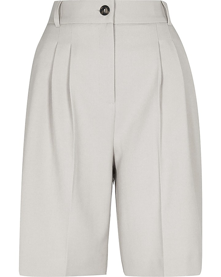Grey Bermuda shorts