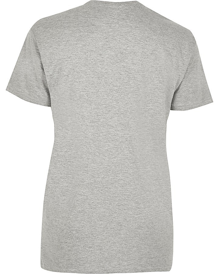 Plus grey 'La Mode Paris' t-shirt