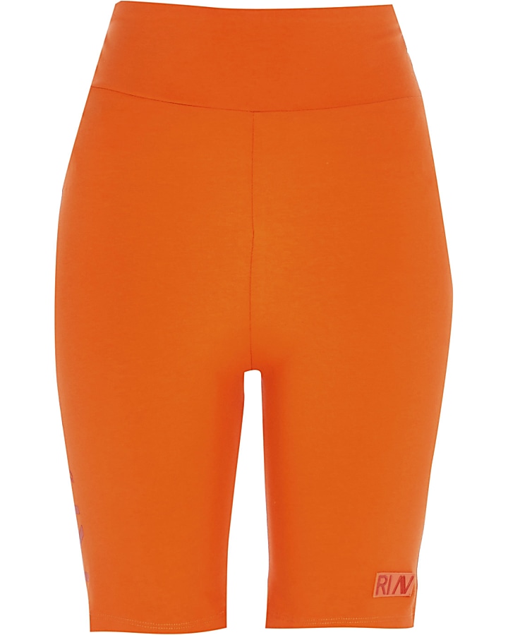 Orange RI Active cycling shorts