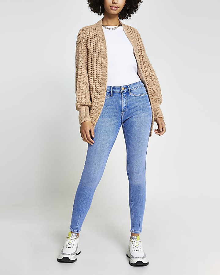 Blue Molly Mid Rise Skinny Jeans