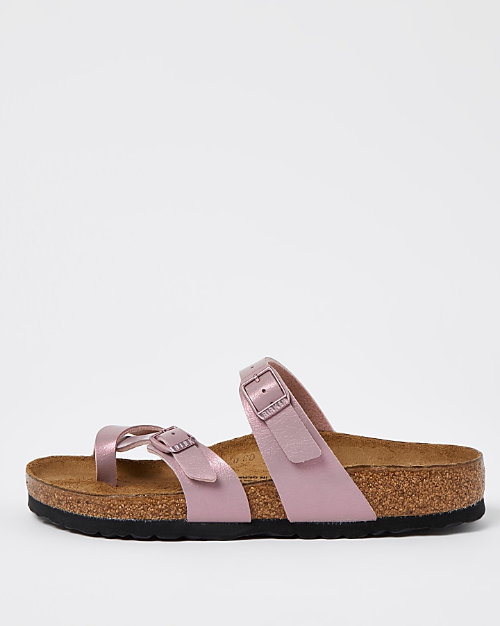 Birkenstock pink Mayari sandals