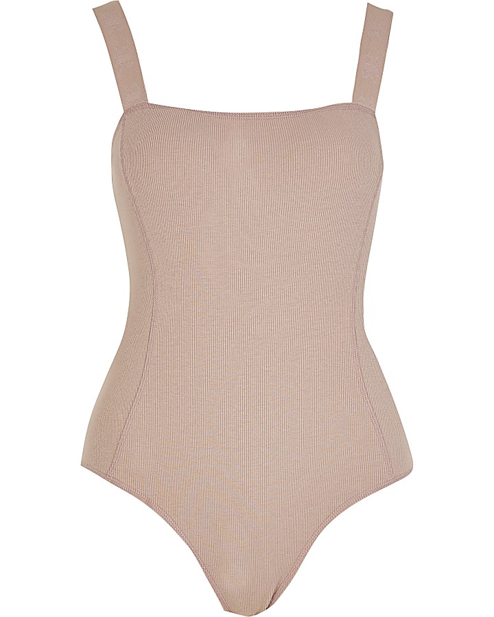 Intimates pink sleeveless RI bodysuit