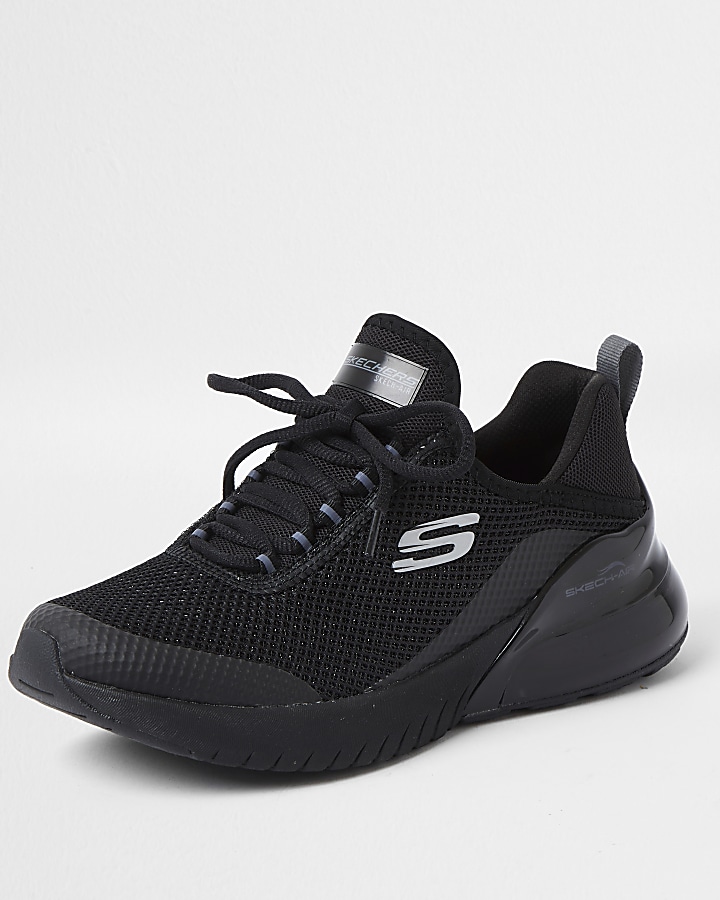 Skechers Black lace up trainers