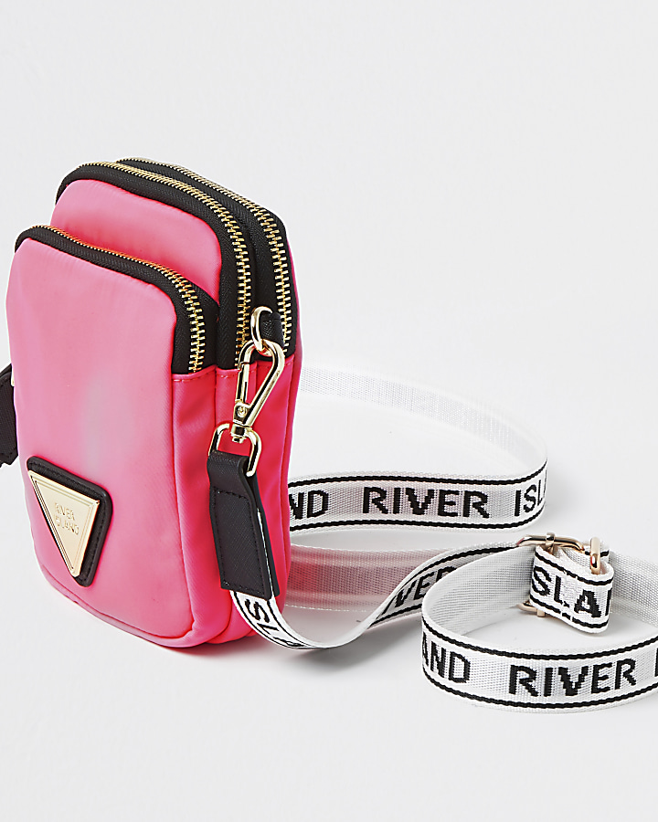 Pink mini cross body handbag