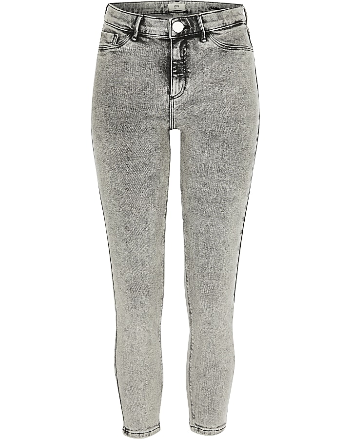 Petite grey Molly mid rise jeggings