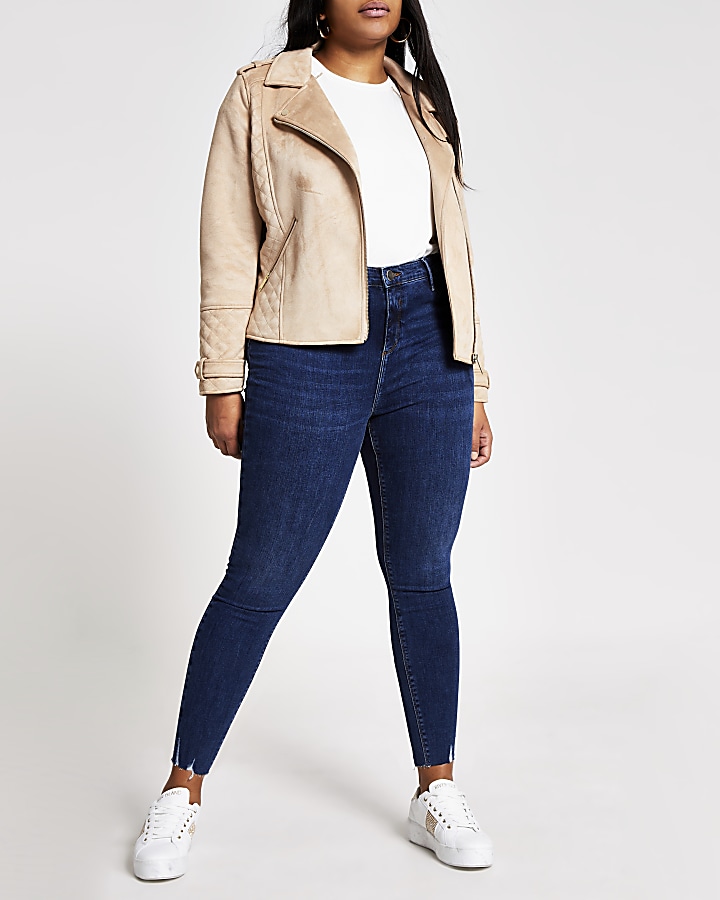 Plus blue Molly mid rise jeans