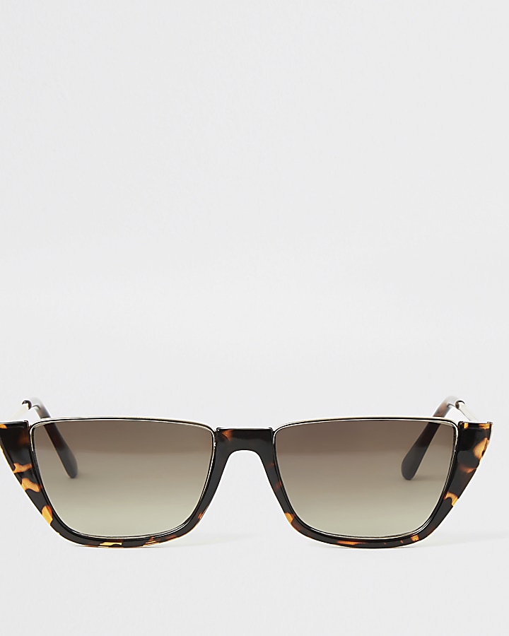 brown tortoiseshell demi sunglasses