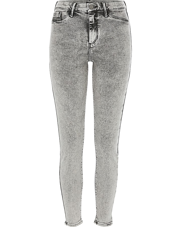 Grey Molly mid rise jeggings