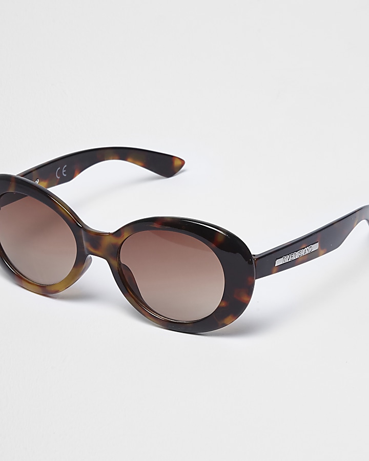 Girls brown tortoiseshell glam sunglasses