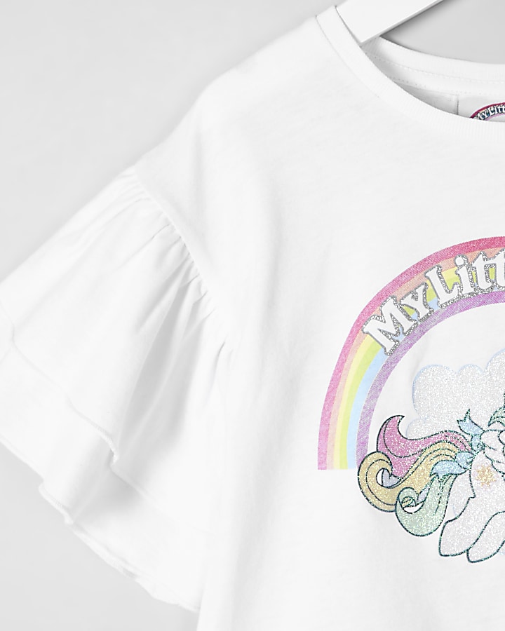 Mini girls white ‘My Little Pony’ T-shirt