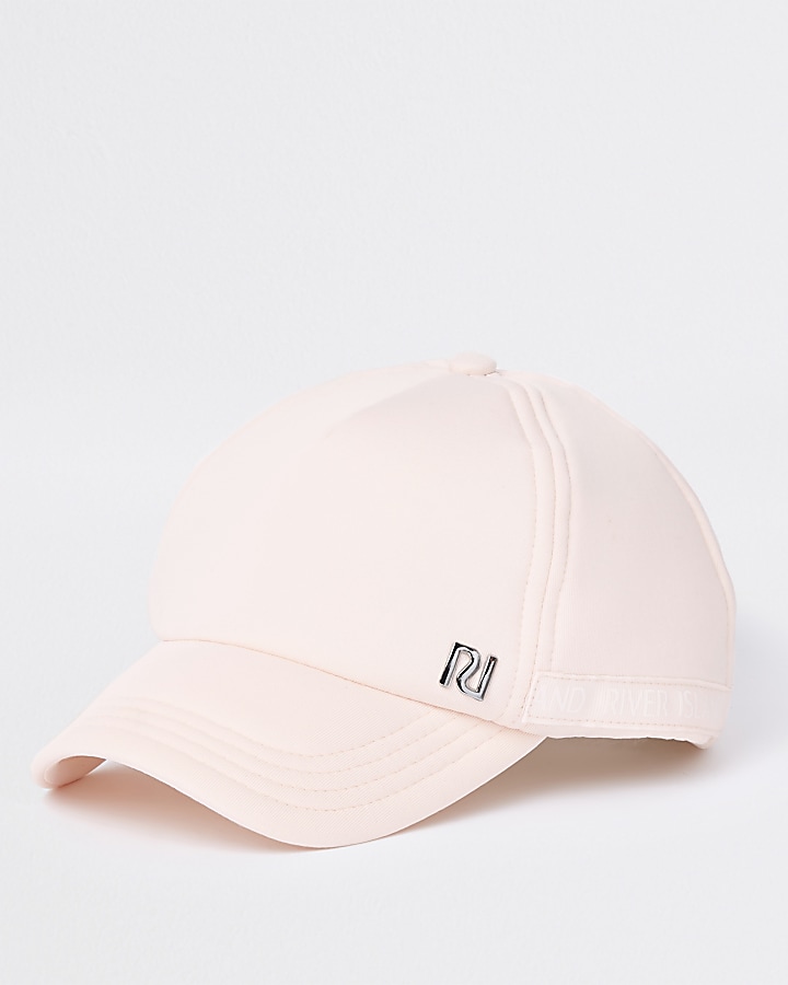 Girls mini pink RI baseball cap