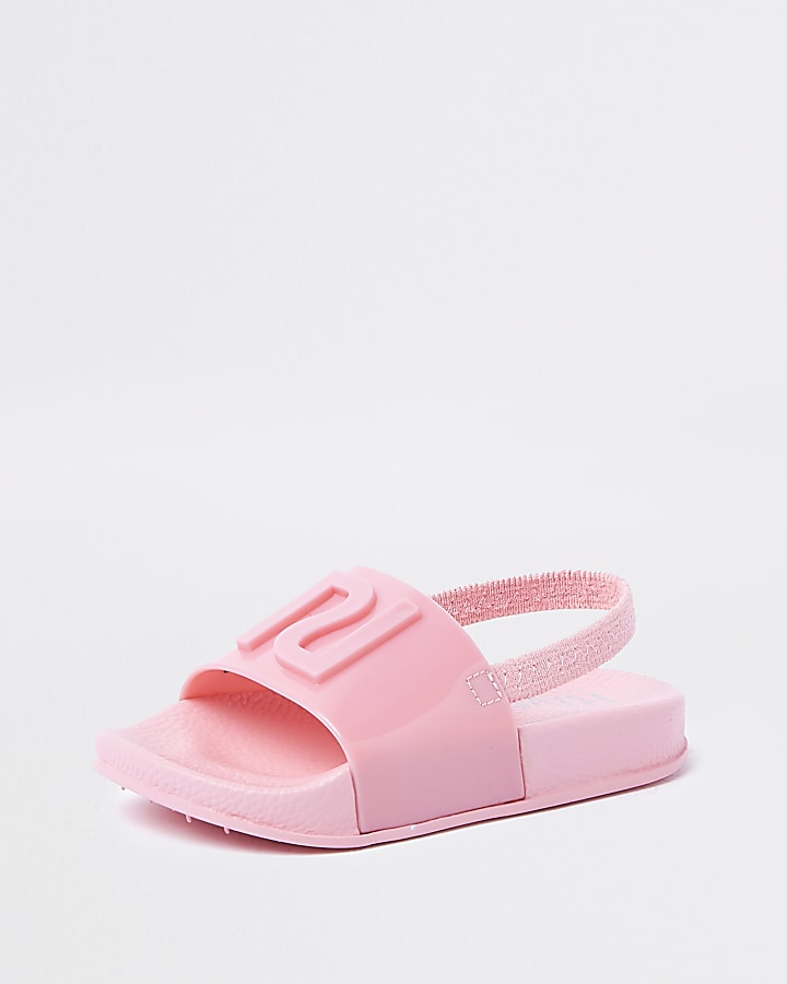 Mini girls pink RI jelly sliders
