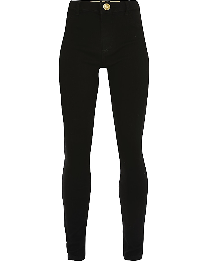 Black jeggings 2025 for girls