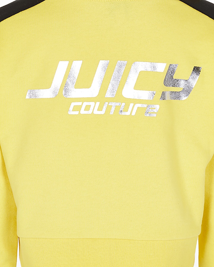 Girls yellow Juicy Couture hoodie