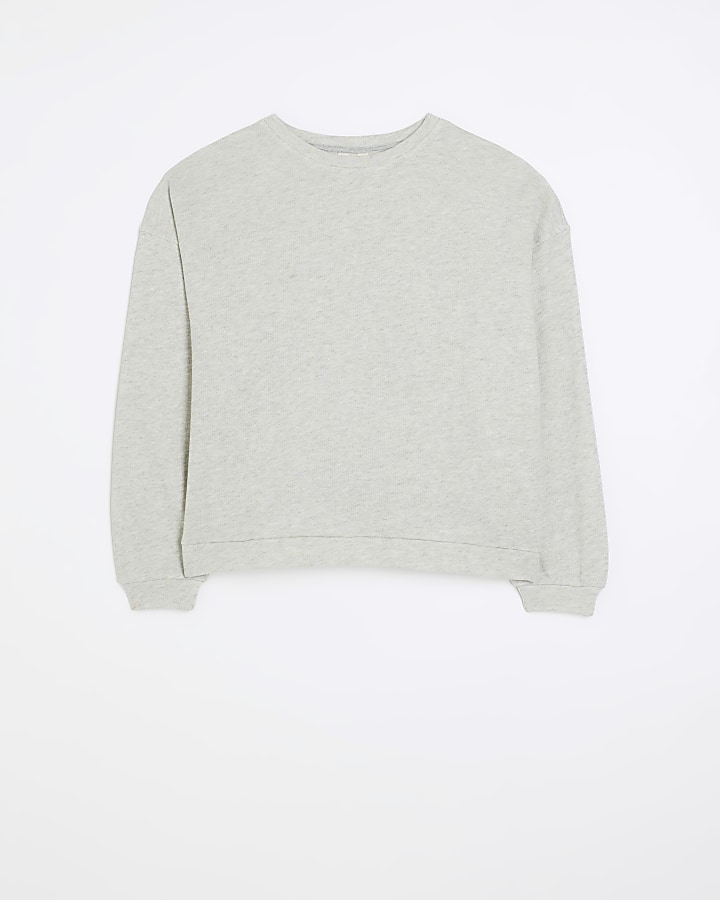 Grey long sleeve sweatshirt