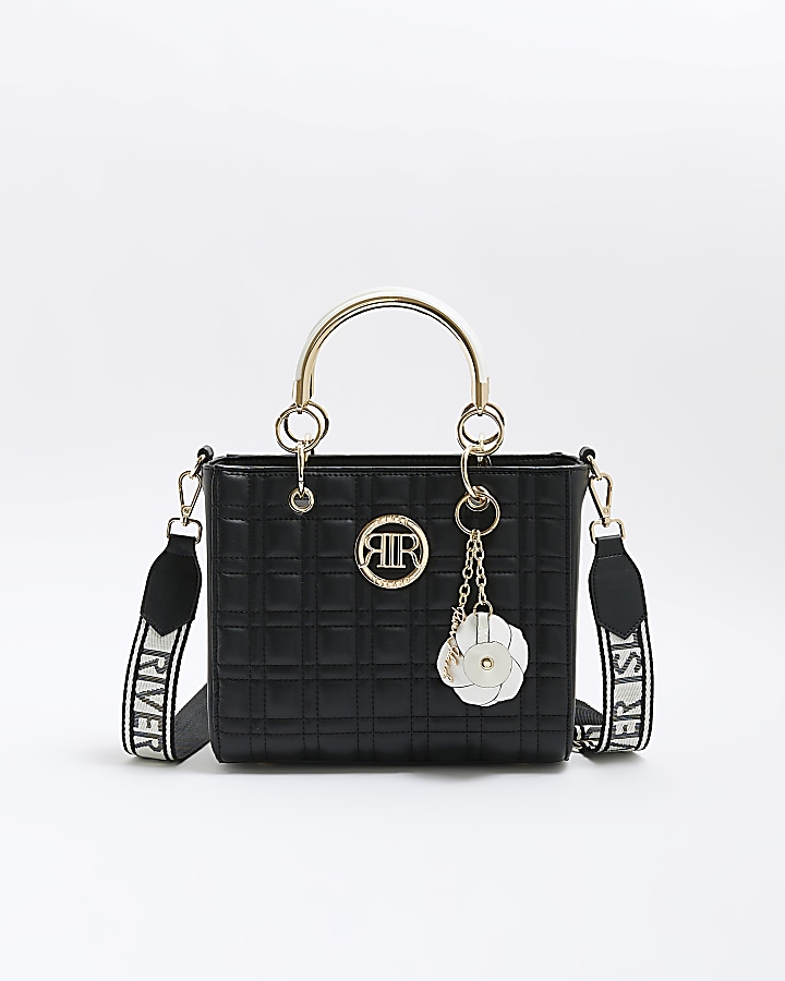 River island black quilted bag new arrivals