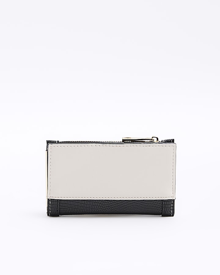 Cream quilted purse River Island