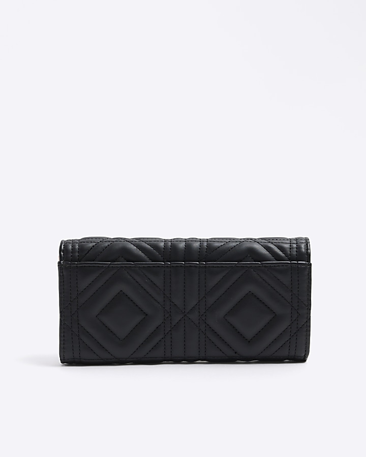 Black quilted purse