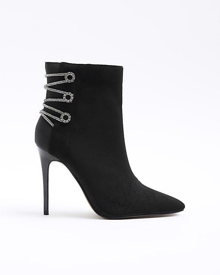 Slim heel hot sale ankle boots