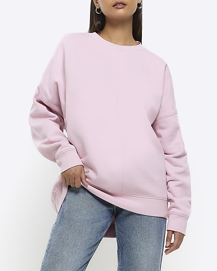 Pink store oversized sweatshirt