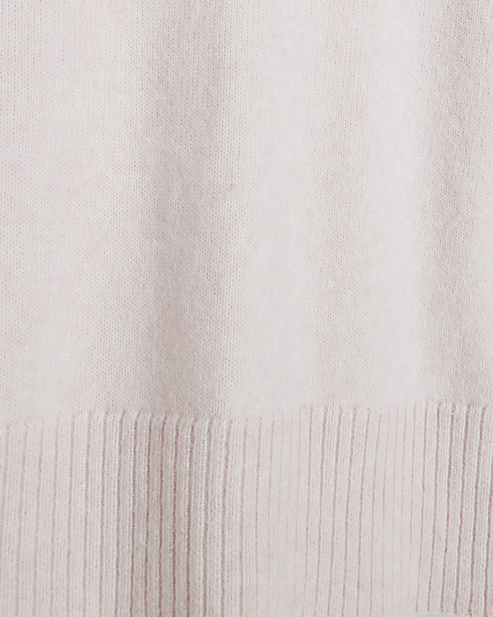 Pink cuff detail jumper