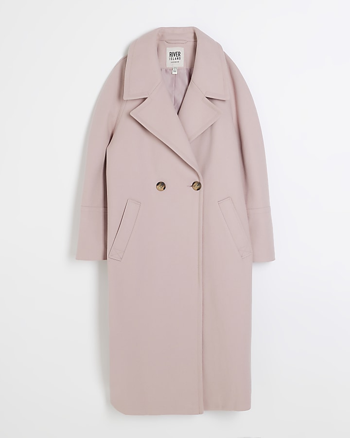 Pink oversized coat