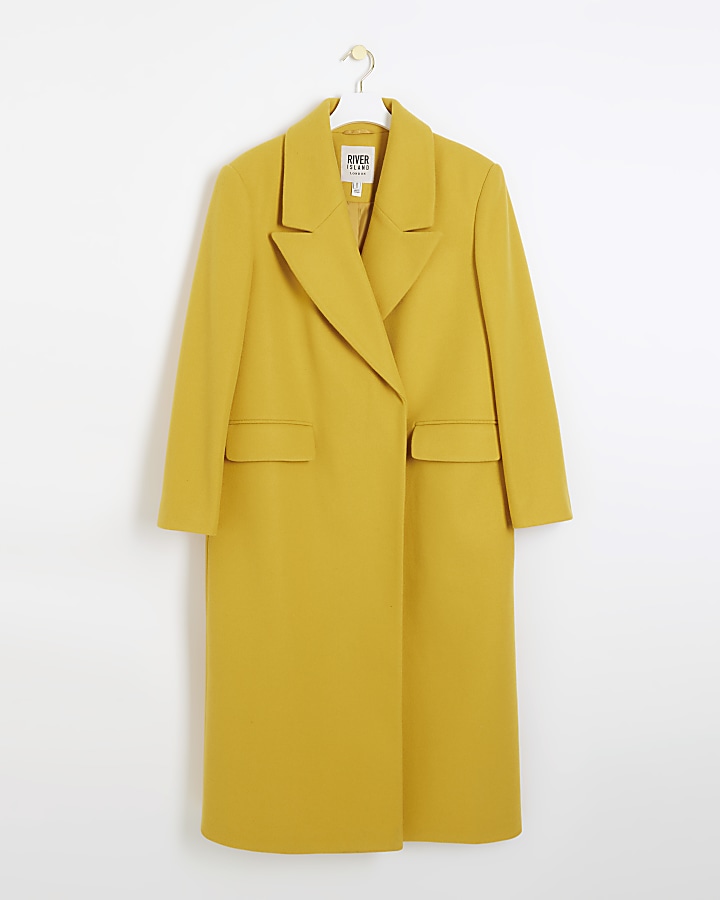 Yellow longline coat