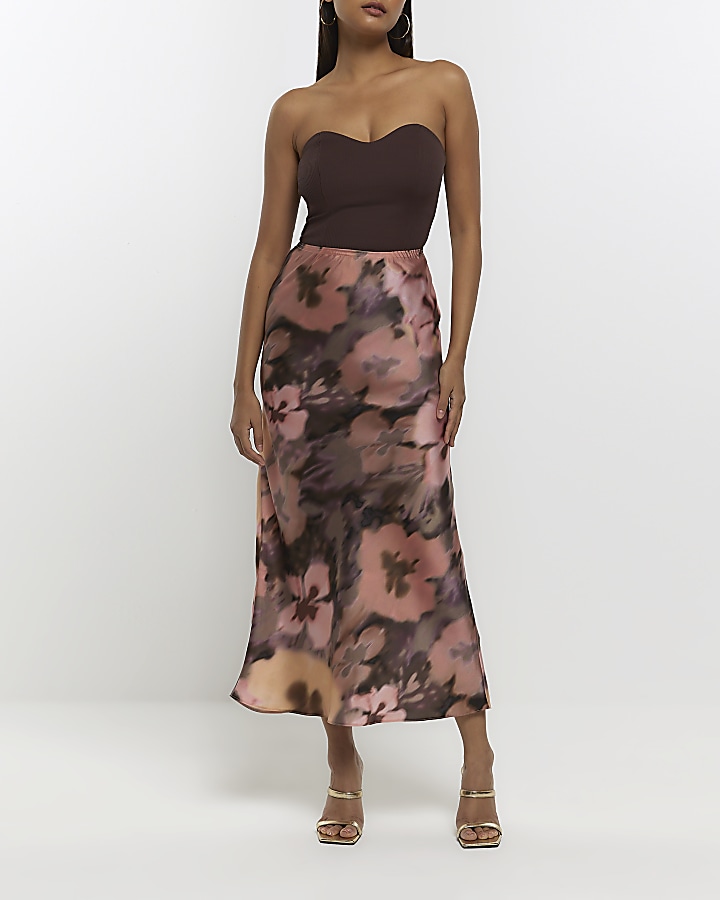 Floral skirt shop river island