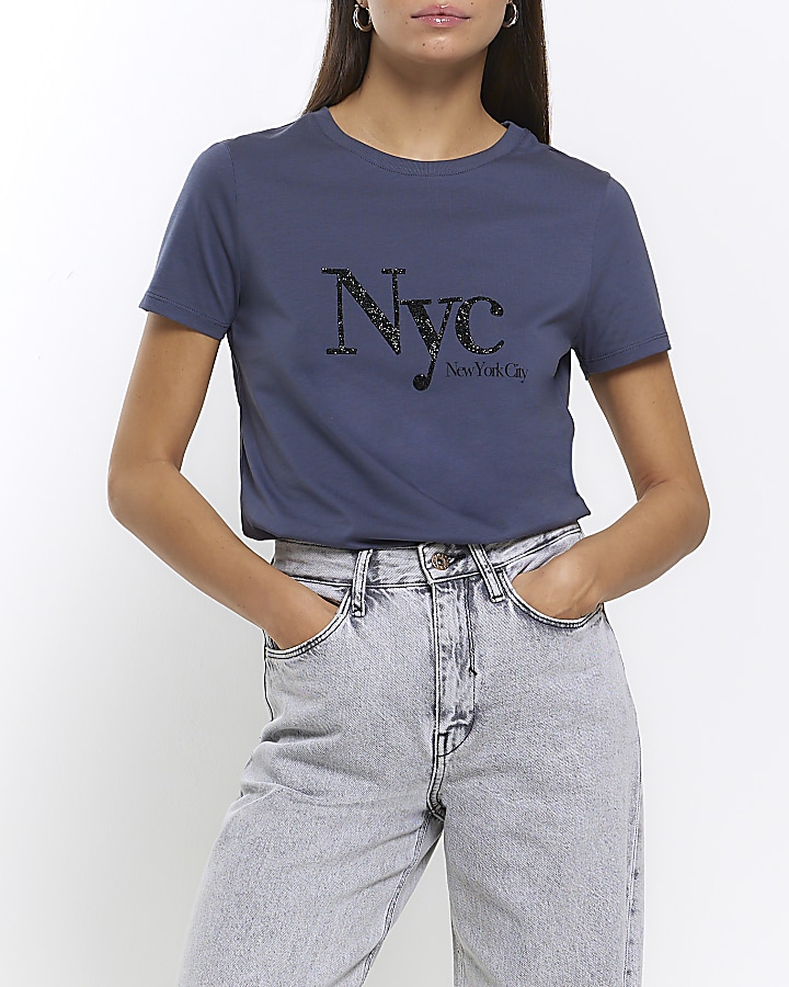 New york t shirt hotsell river island