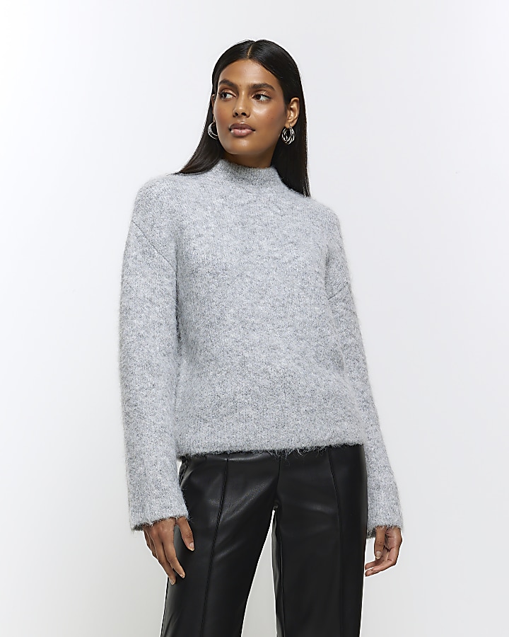 Grey jumper 2024 river island