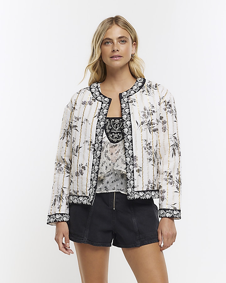 River island sales quilted jacket