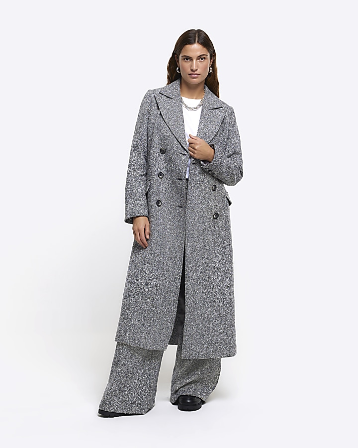 River island longline store coat