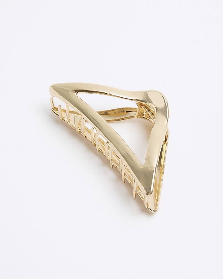 Gold Triangle Hair Claw