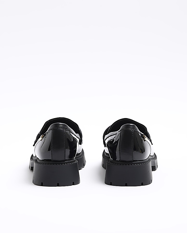 Black Chunky Loafers