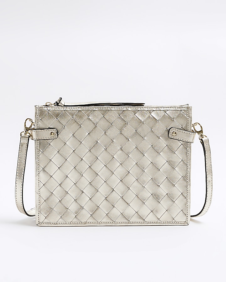 River island best sale woven bag