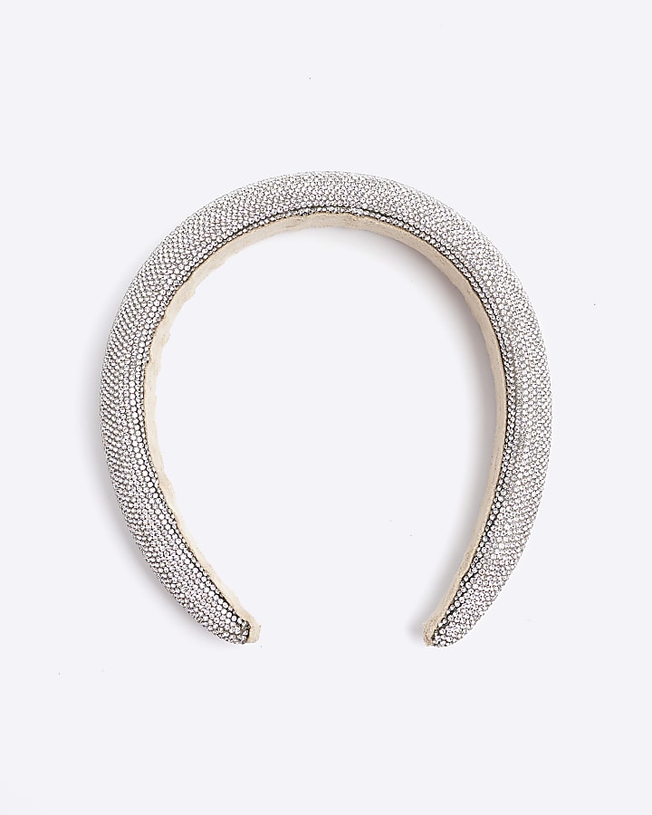 Silver on sale jewel headband