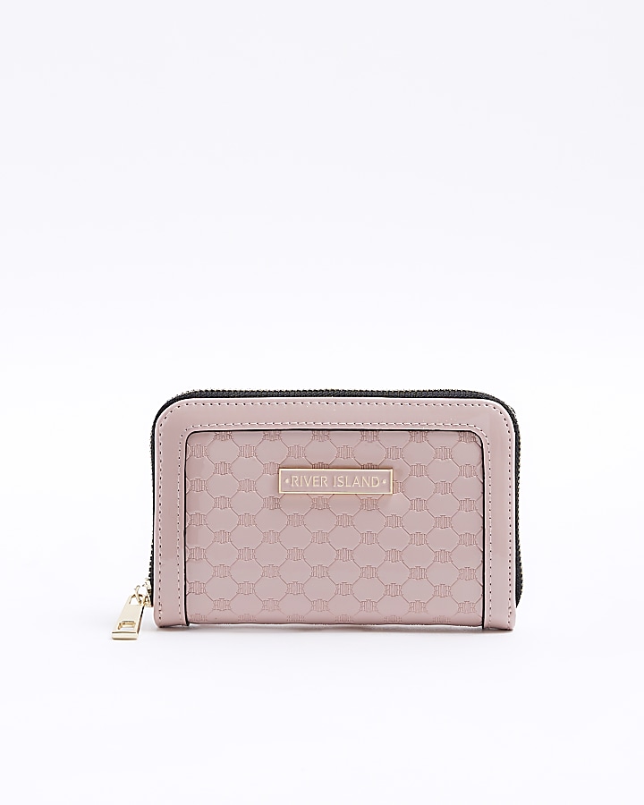 Pink best sale patent purse