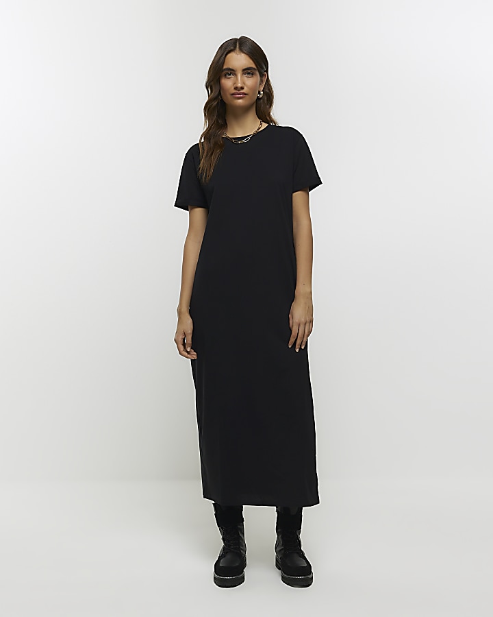 Midi length shop t shirt dress