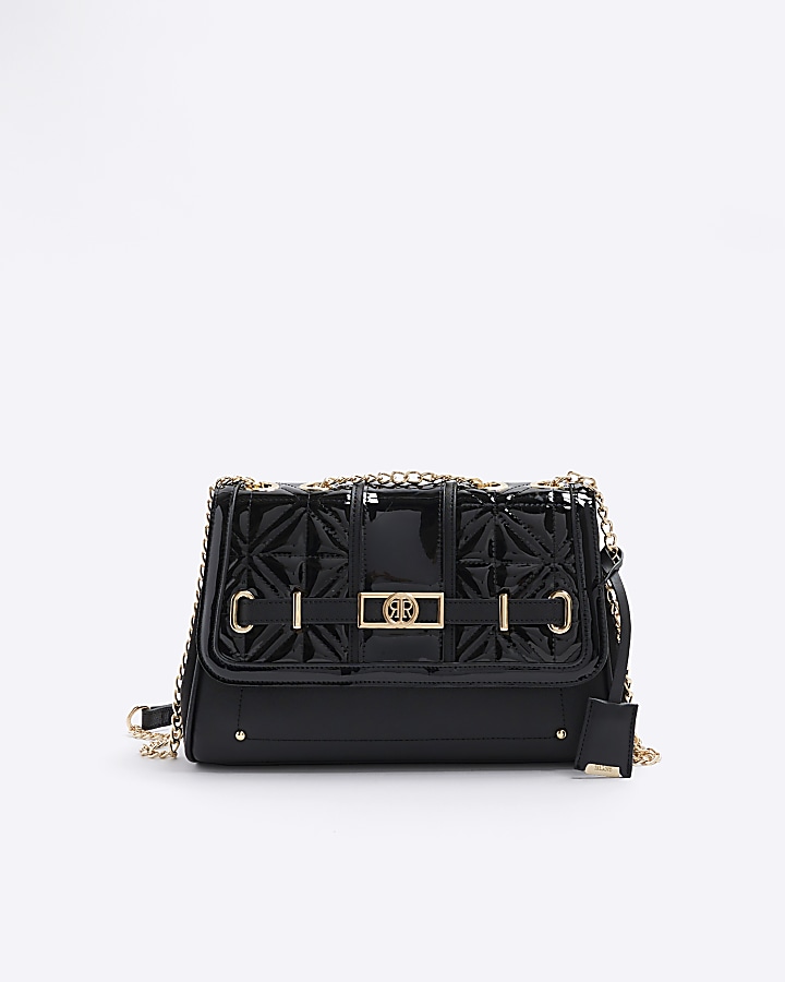 Black bag outlet with chain handle