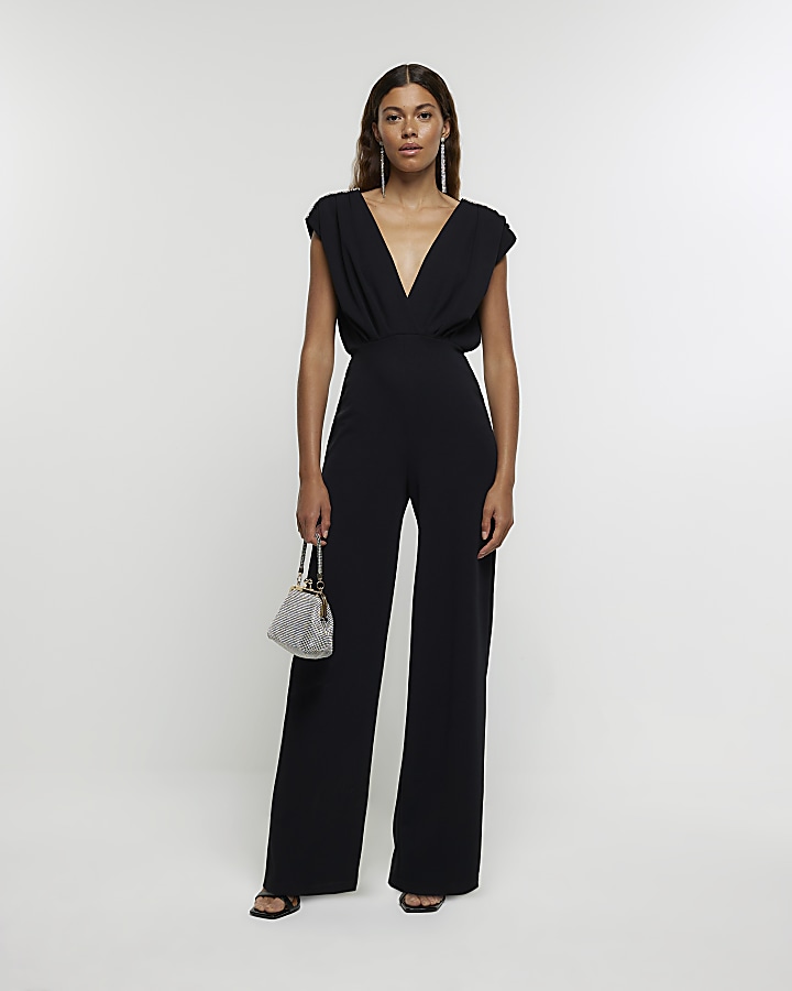 River island store grey jumpsuit