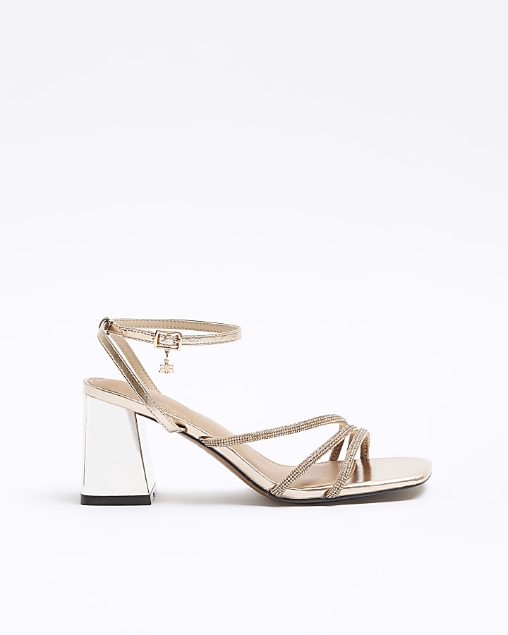 Dsw rose best sale gold sandals