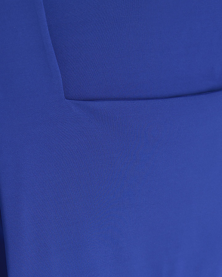 Blue long sleeve bodysuit